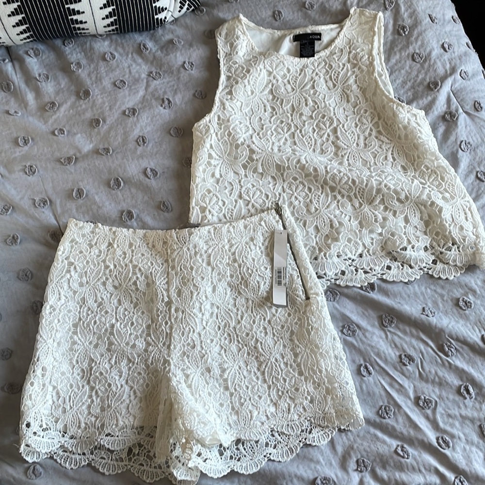 Aqua short set